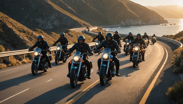 Comment voyager en groupe pendant des vacances en moto