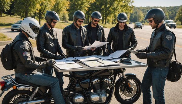 Conseils pour une organisation efficace et une communication fluide pendant des vacances en moto en groupe