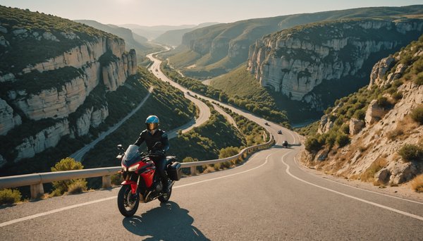 Quels sont les itinéraires et les destinations à privilégier pour des vacances en moto dans le Sud de l'Ardèche ?